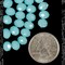 Soft Sky Blue Colored 6mm x 8mm Rondelle Glass Beads - GB-6X8OV03
